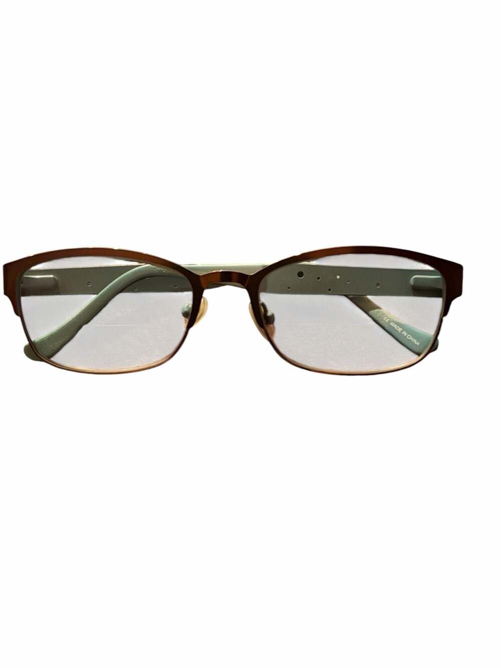 Karen Kane Fairy Moss Eyeglasses 52-17-135 Brown/Teal